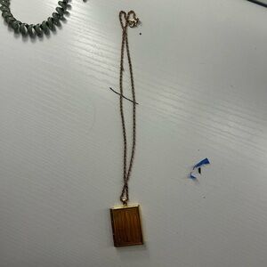 Elegant Gold Locket Necklace